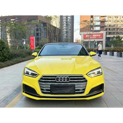 奥迪A5全进口敞篷版 两门4座 2019年上牌 抵押车 背户车 债权车 半价车 带牌永久使用