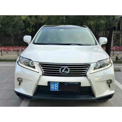 雷克萨斯RX450h 2013年底上牌 粤B抵押车 背户车 半价车 债权车 带深圳牌永久使用