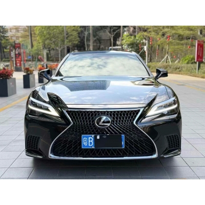 雷克萨斯LS500h油电混合 2024年上牌 粤B抵押车 背户车 债权车 半价车 带深圳牌永久使用