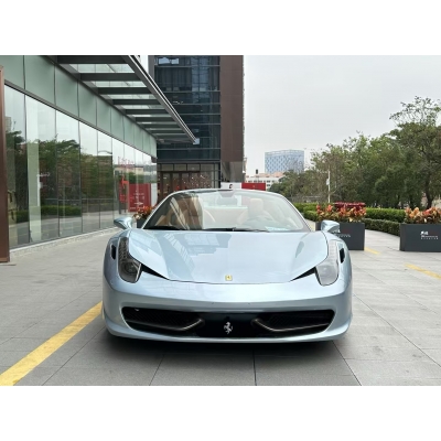 法拉利458 Spide敞篷版 2013年上牌 抵押车 背户车 债权车 手续齐全 带牌永久使用